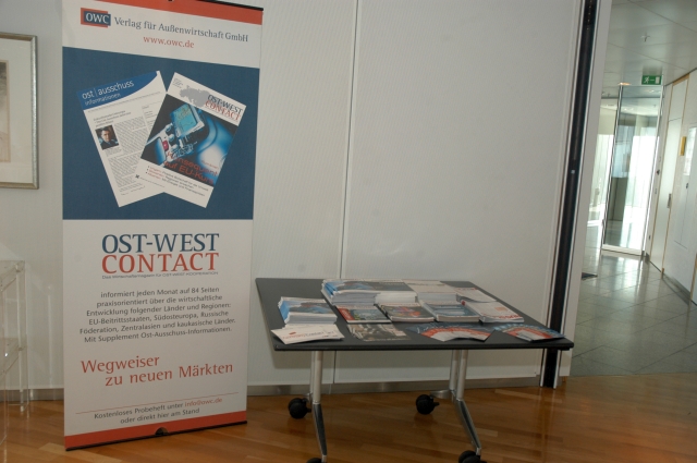 Wirtschaftstag des BVMW mit der Commerzbank Frankfurt am Main und dem Zentrum für Marketing des russischen Unternehmer – Verbandes RSPP, 05.09.2007 in Frankfurt/Main